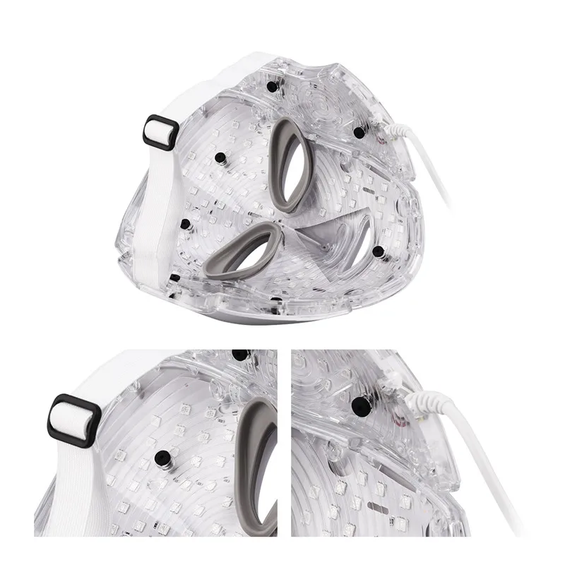 

7 Colors Led Facial Mask Machine Beauty Skin Rejuvenation Photon Skin Whitening Mask Neck Wrinkle Removal Anti Acne Device