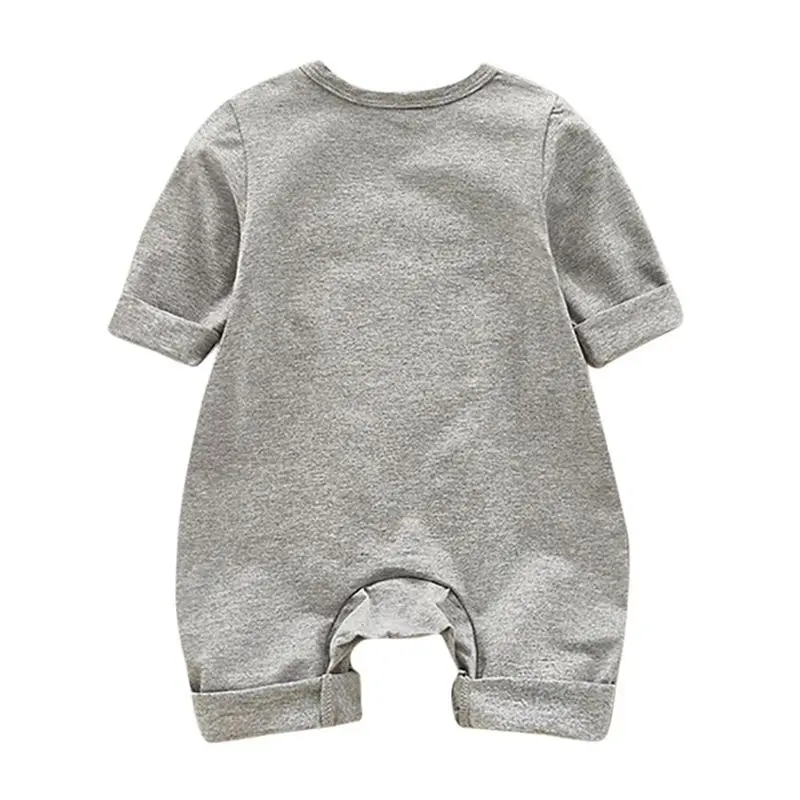 Новые осенние мягкие комбинезоны из хлопка для маленьких мальчиков и девочек