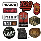 Новинка нашивка из ПВХПУ Военная нарукавная нашивка значок голова тигра 511  99%  1% звезда тактическая декоративная аппликация на одежду аппликация с крючком