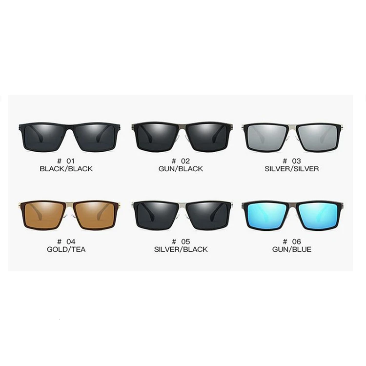 Солнцезащитные очки SHARK SAIL ультралегкие поляризационные в квадратном стиле для