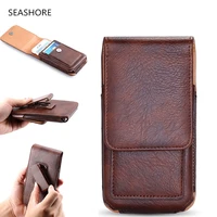 belt clip cover for iphone 12 11 pro max case universal pouch mobile bag leather wallet case 4 75 05 56 3inch bag holster