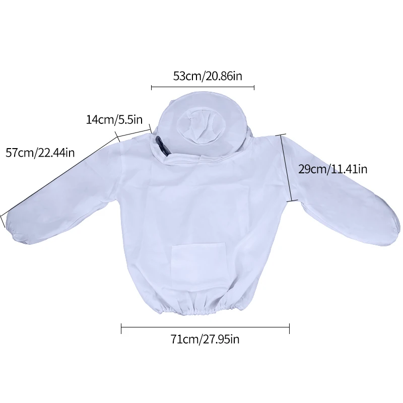 

Full Body Beekeeping Clothing Beekeepers Professional Bee Protective Beekeeping Suit Safty Veil Hat Dress apicultura Equipment