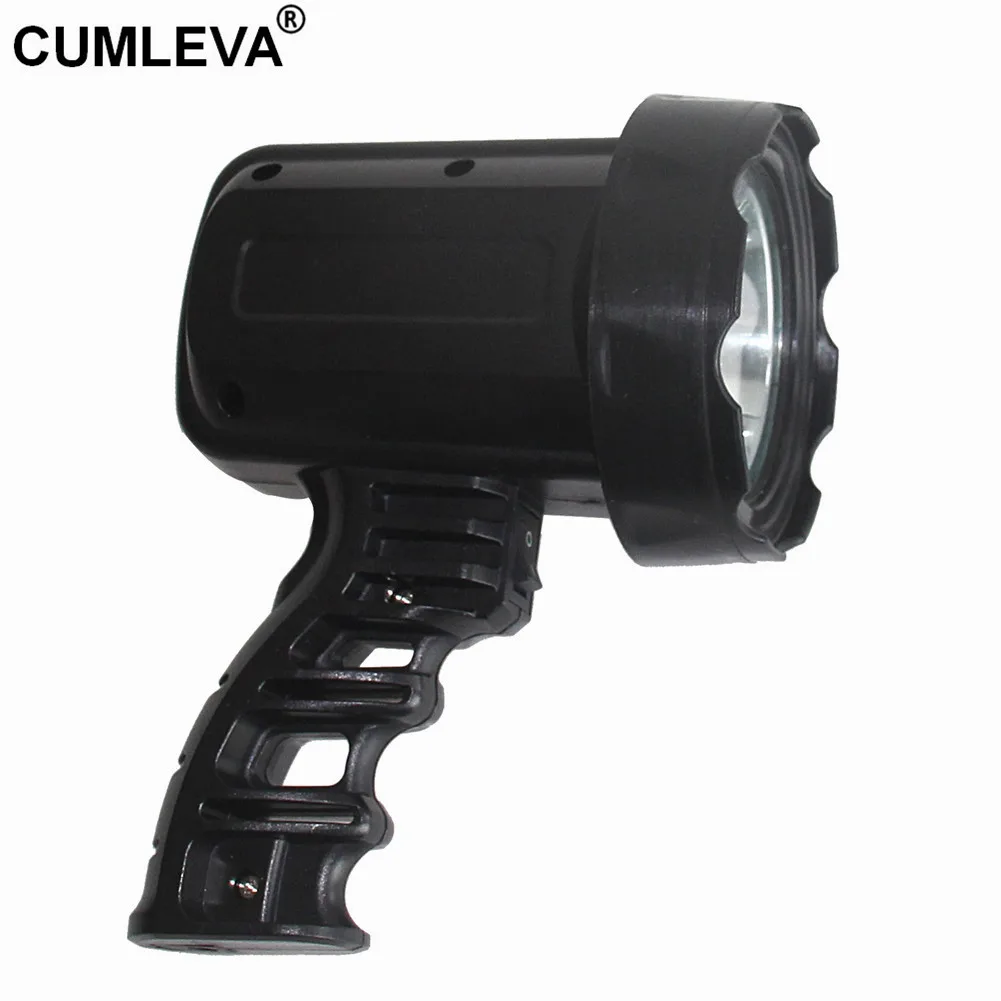 Кри 10 Вт светодиодный Перезаряжаемые поиск светильник 800 люмен Heavy Duty Пластик