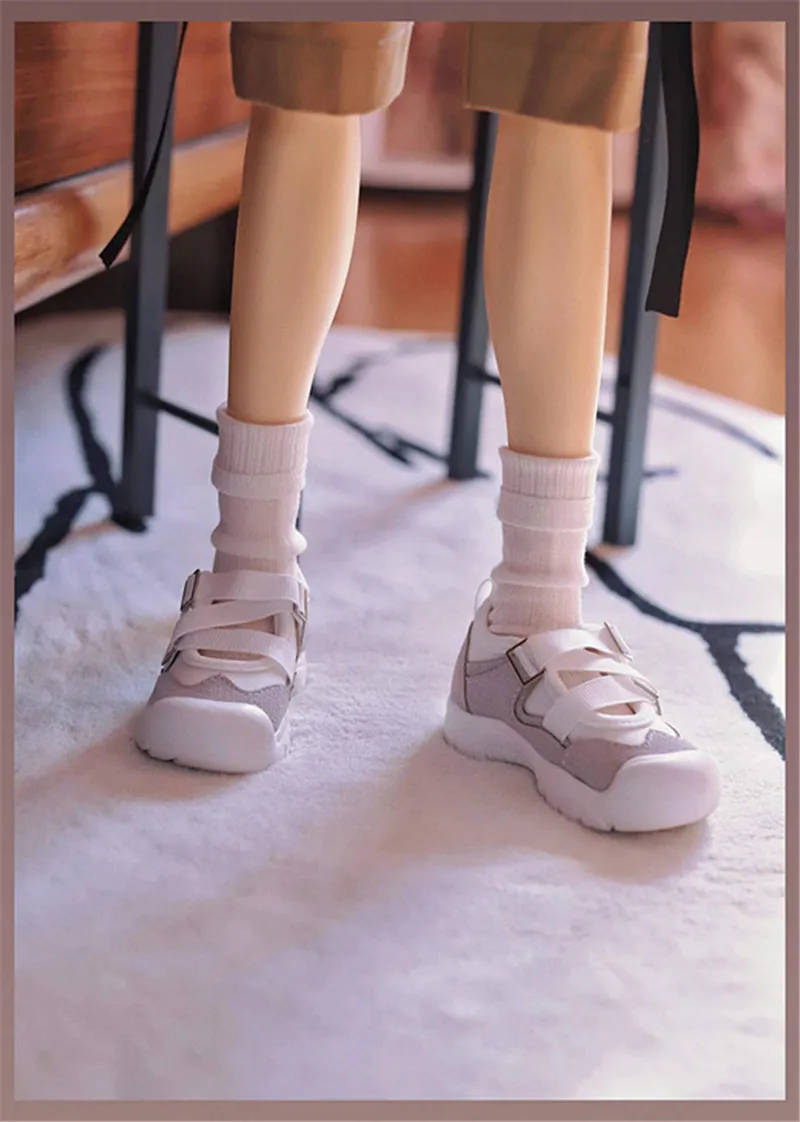 Обувь для куклы BJD подходит 1/4 1/3 обувь с мягкой подошвой и перекрестными