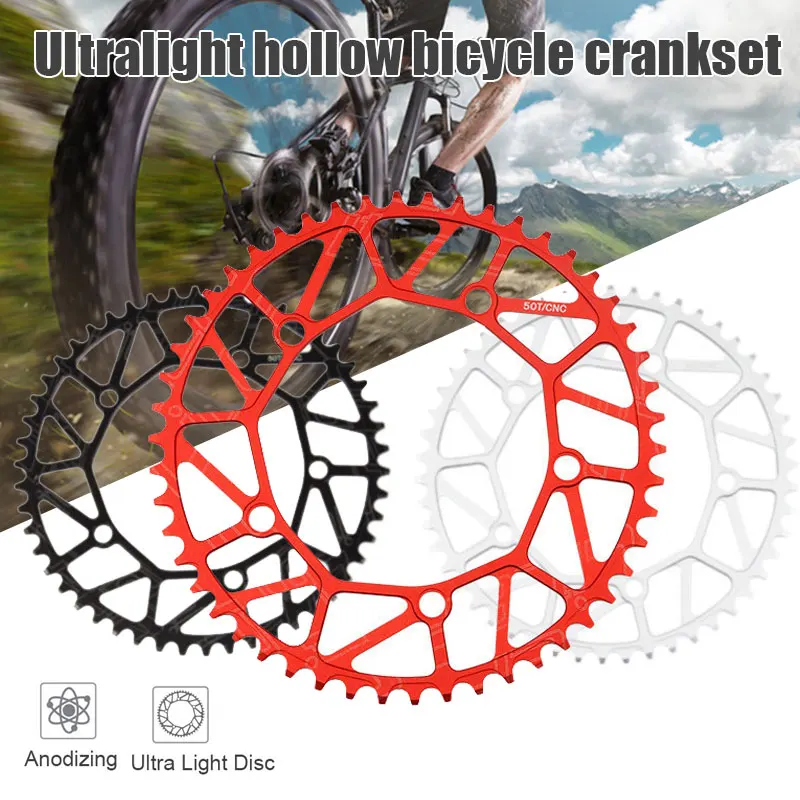 

Folding Bike Tooth Light Hollow Colorful Electroplating Gear Wheel for Bike Universal New JC