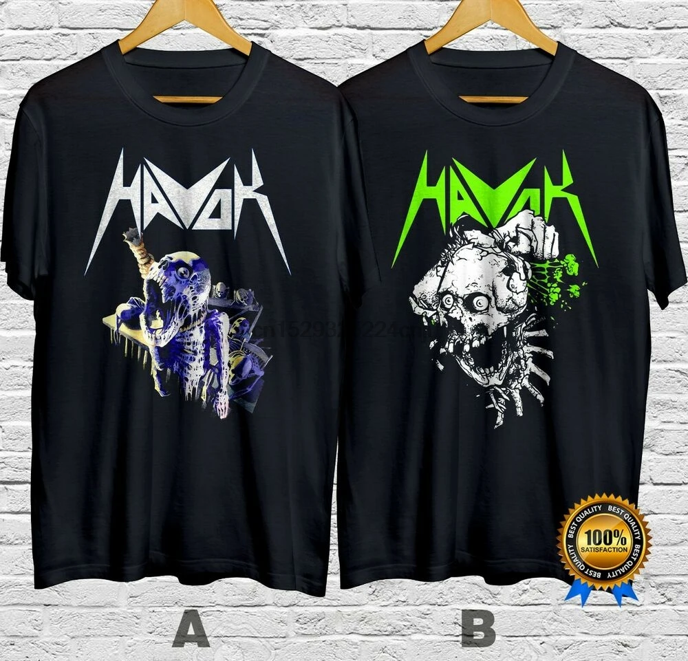 Футболка HAVOK Speed Thrash с металлическим ремешком хлопок 100% Стретч элегантная Быстрая