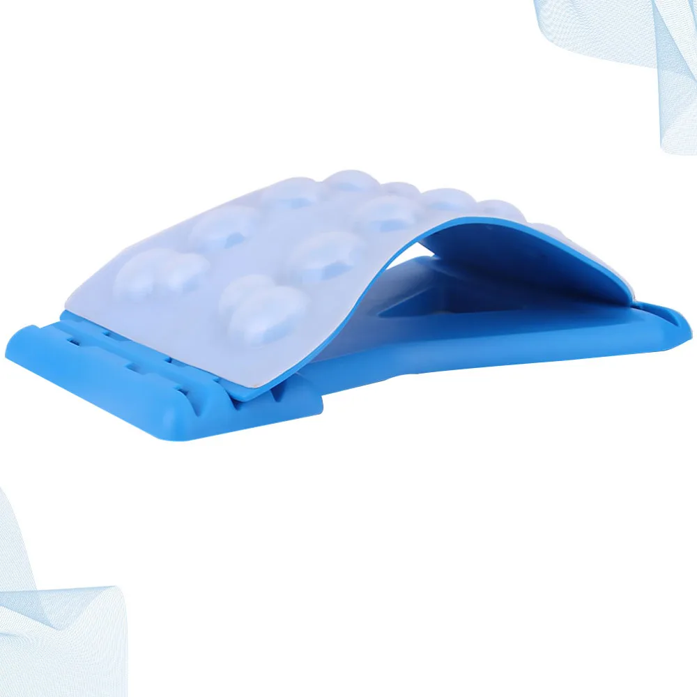 

Home Lumbar Stretching Tool Waist Spine Stretcher Back Cushion Safe Spine Corrector (with Strap, Free Size)