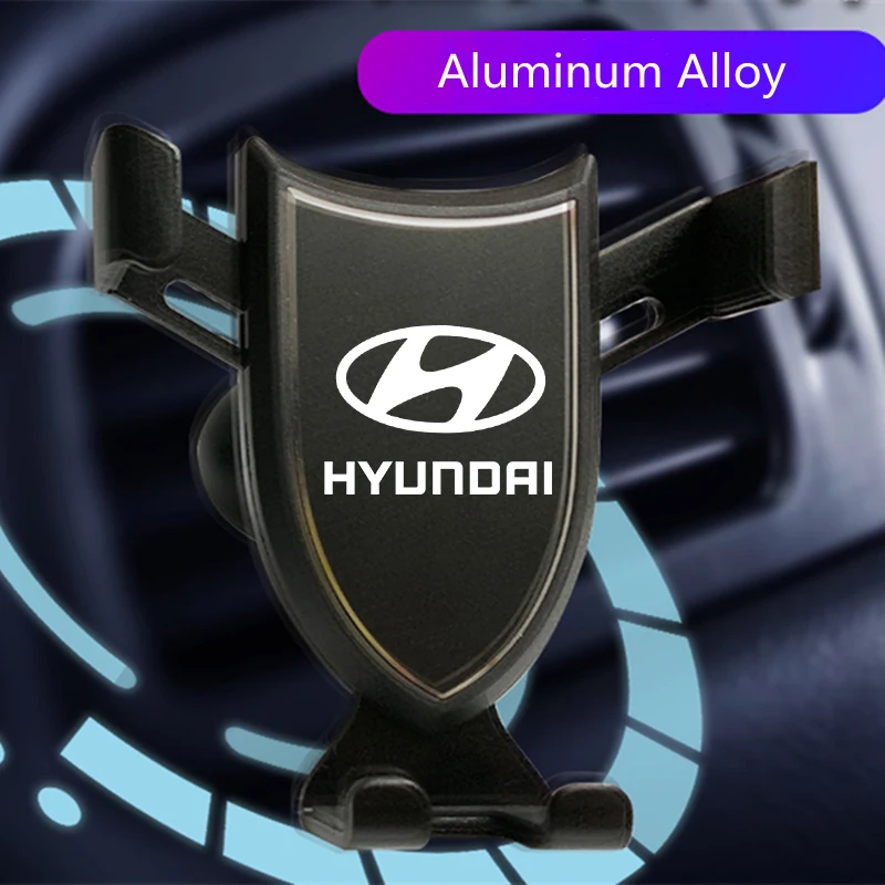 

Gravity Auto Phone Holder Car Air Vent Clip Mount Mobile Phone Holder CellPhone Stand Support For HYUNDAI Car Accessories
