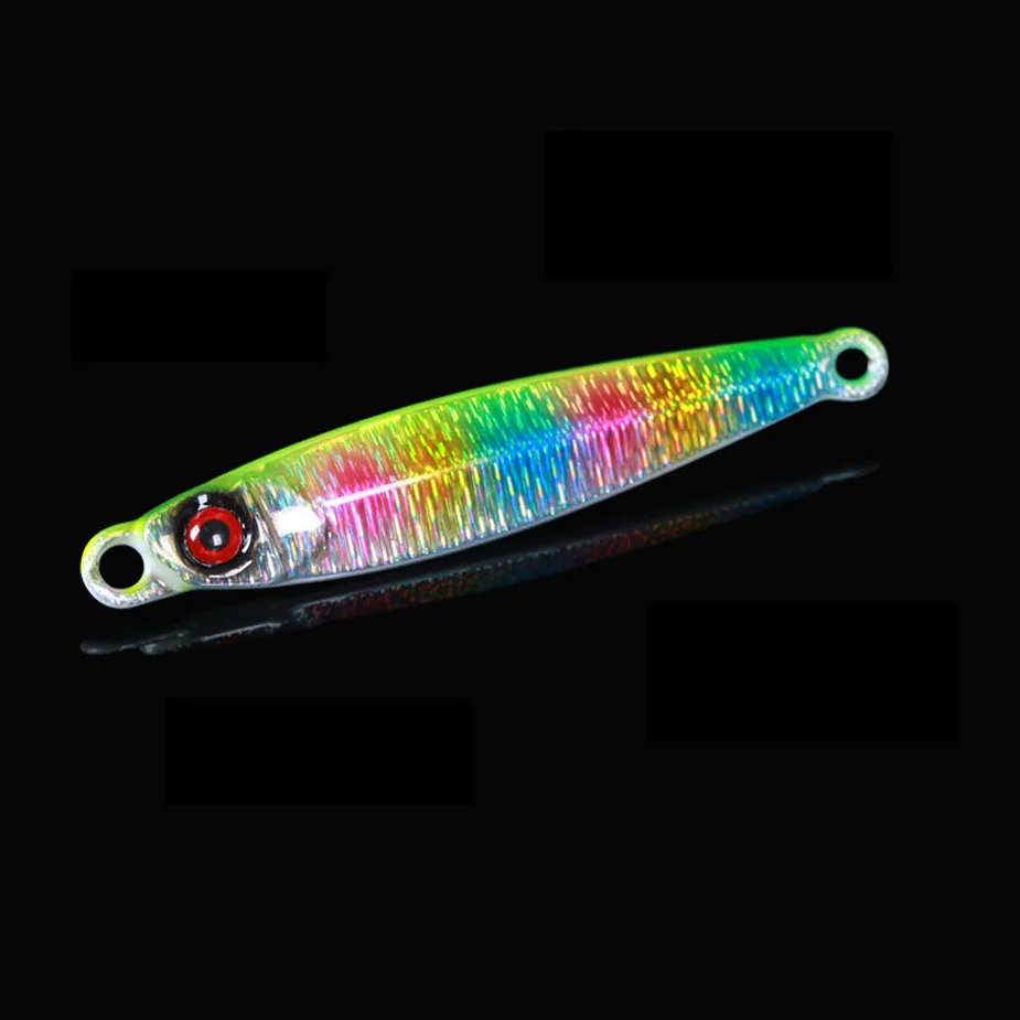 

TOMA 1PCS Glow Tungsten Jig Long Cast 10g 20g 40g 60g 80g 100g Sinking Metal Jigging Lures Hard Baits Ocean Fishing Tackle