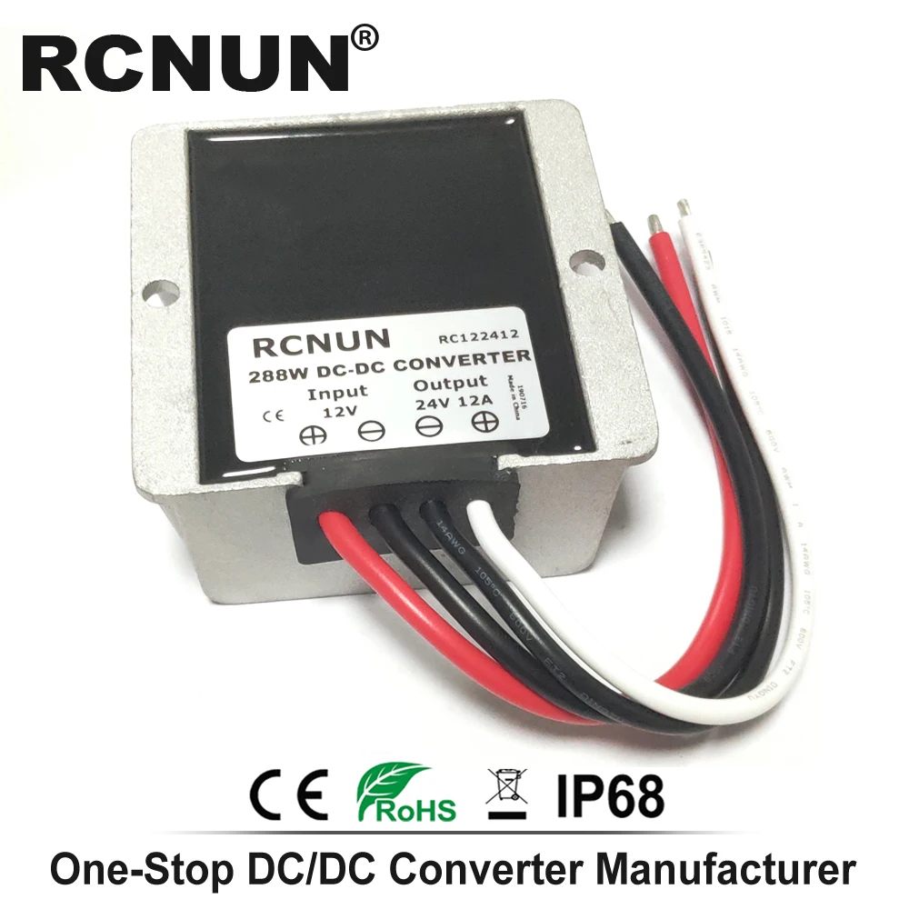 12V to 24V 12A 12 В до 24 В 19 в 1A 3A 5A 10A 12A 15A 20A повышающий преобразователь постоянного тока 12 В до 24 В автомобильный регулятор напряжения с CE RoHS - Цвет: 12V to 24V 12A