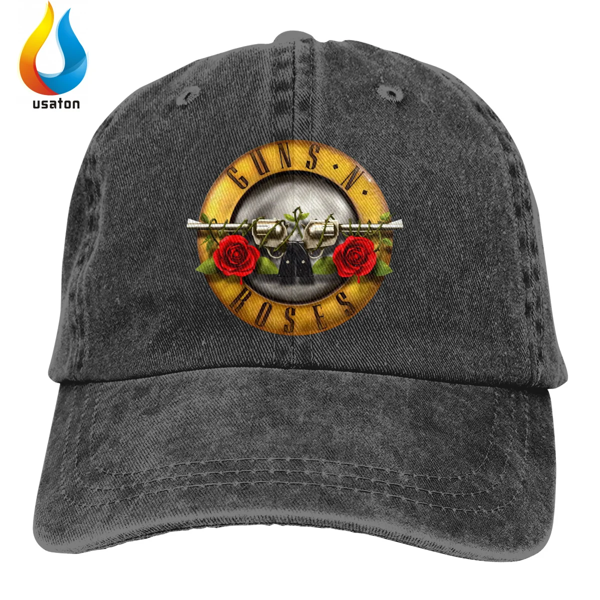 

Baseball Solid Color Men's Hat 3d Print Guns N Roses Adjustable Flat Cap Classical Style Sunscreen Sun Hat Casual Hats