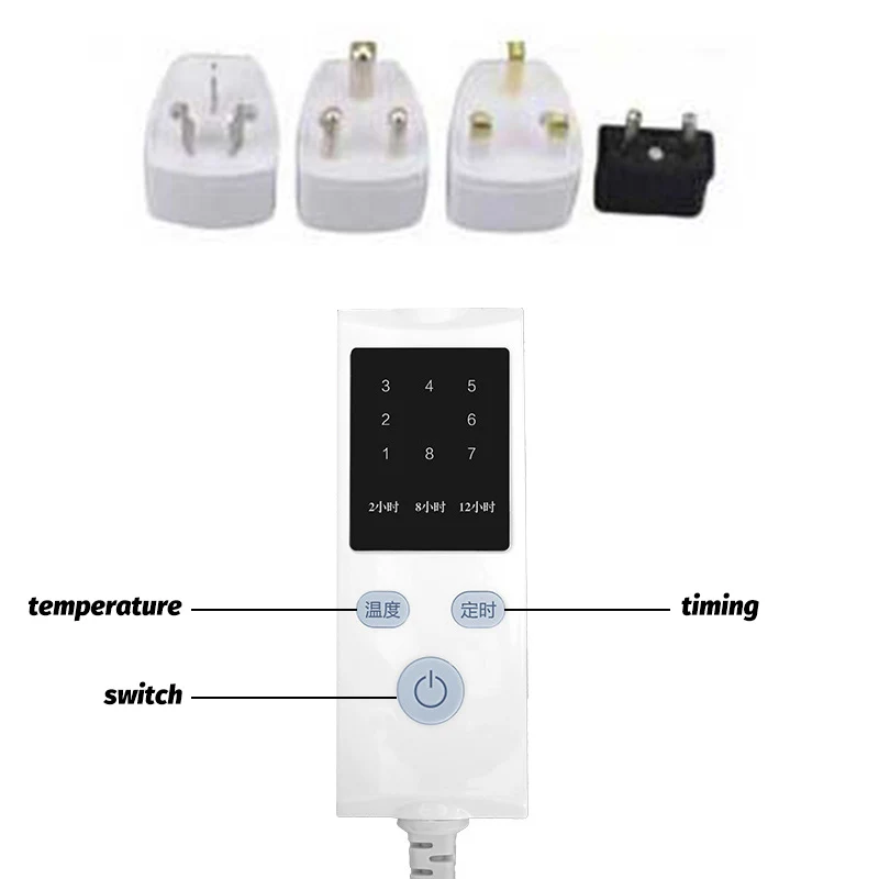 Одеяло плюшевое двойное одеяло с подогревом безопасное электрическое толстый