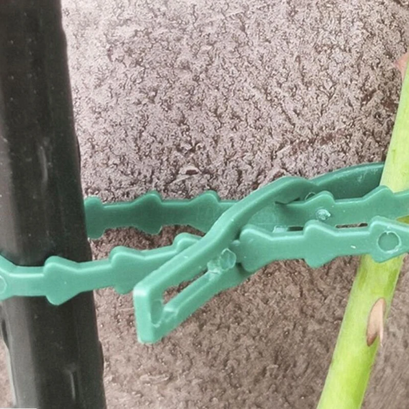 10 шт./лот садовый помощник многоцелевого использования Многоразовые стяжки для