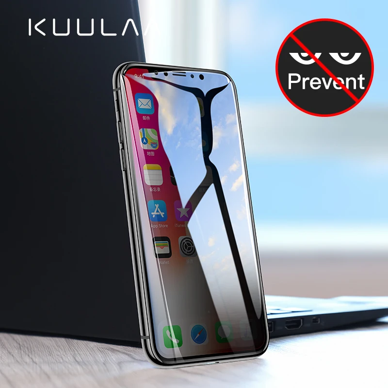 Защита для экрана KUULAA iPhone XS MAX XR защитное стекло с полным покрытием закаленное Max