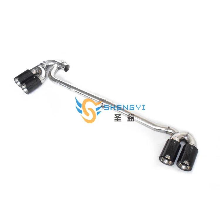 Хорошее качество двусторонняя двойная выхлопная труба из нержавеющей стали с