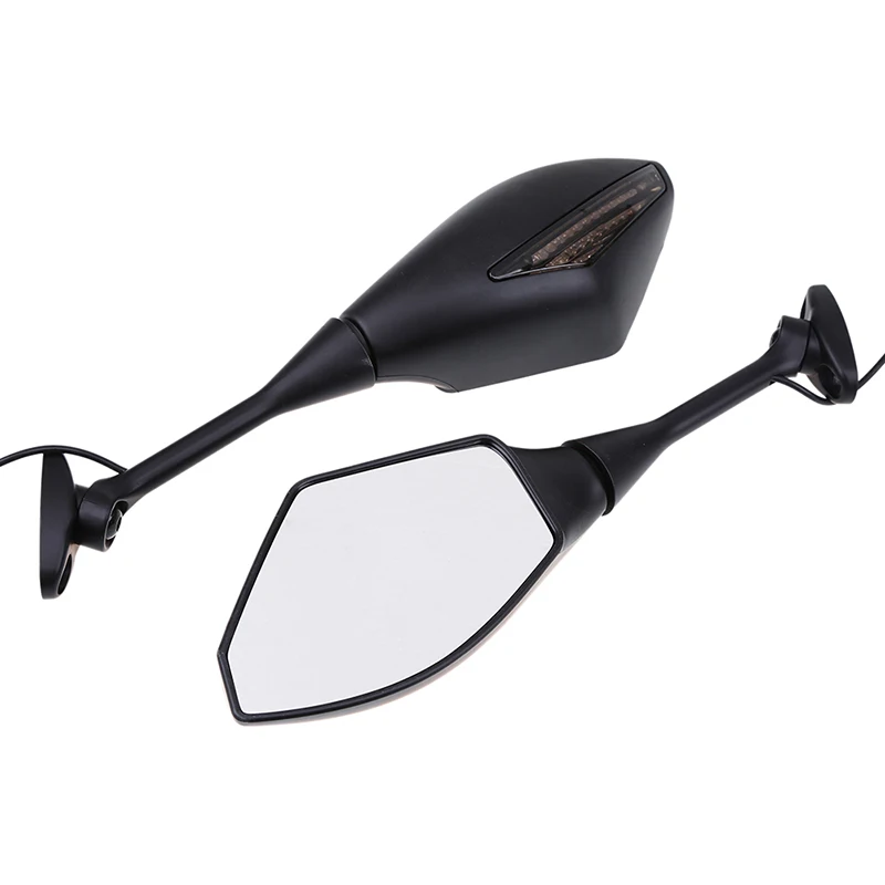 Posbay мотоциклетные боковые зеркала мигалка указатель поворота зеркало заднего