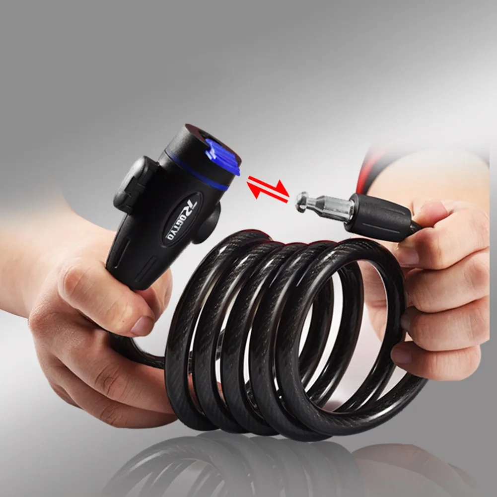 

Mountain Bike Portable Ring Lock Electric Bike Cable Lock Steel Cable Lock Bicycle Security Lock Bicycle Riding Equipment