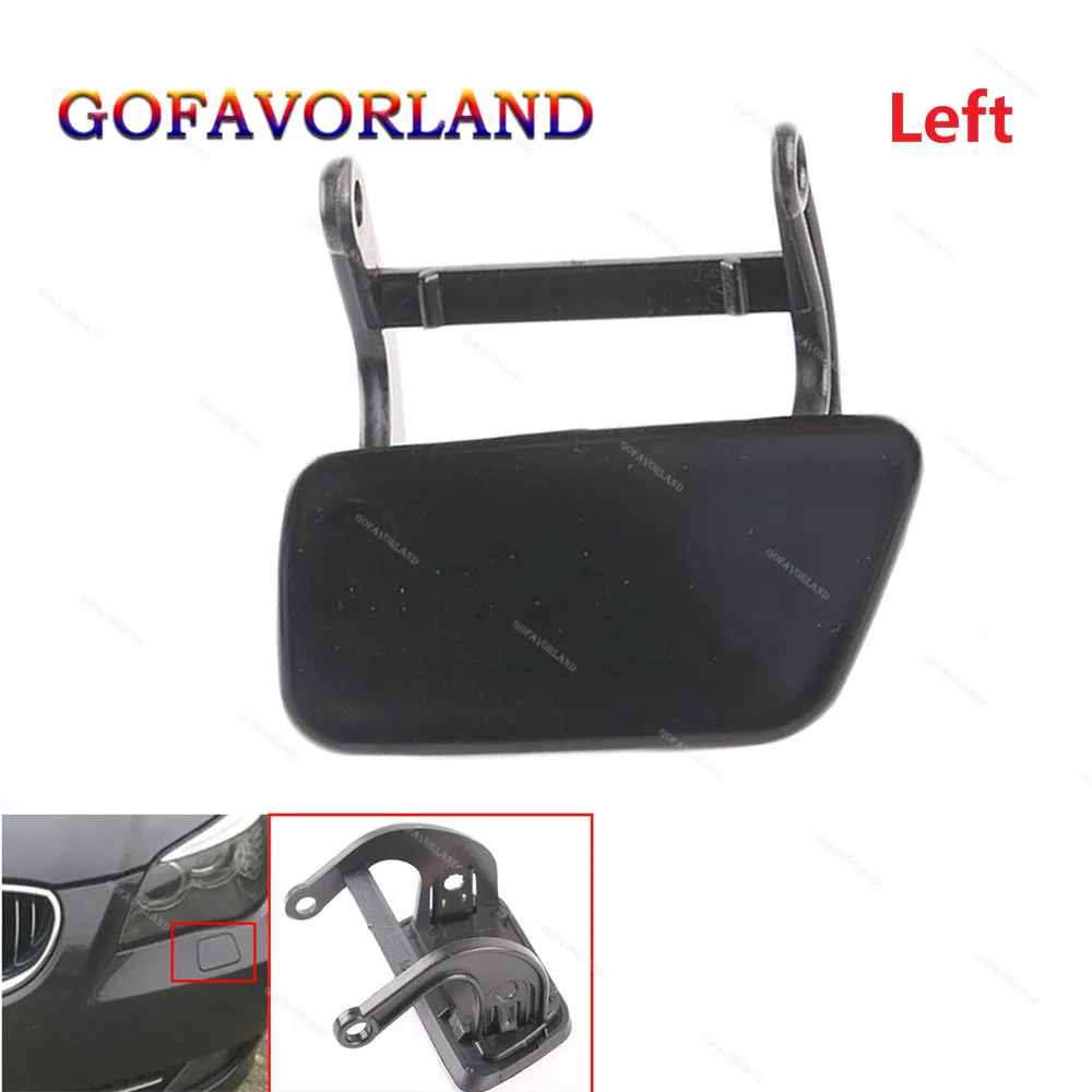 

Крышка форсунки омывателя левой или правой фар, Неокрашенная, для BMW 5 серии E60 E61 51117060585-51117060586, 2003, 1 шт.