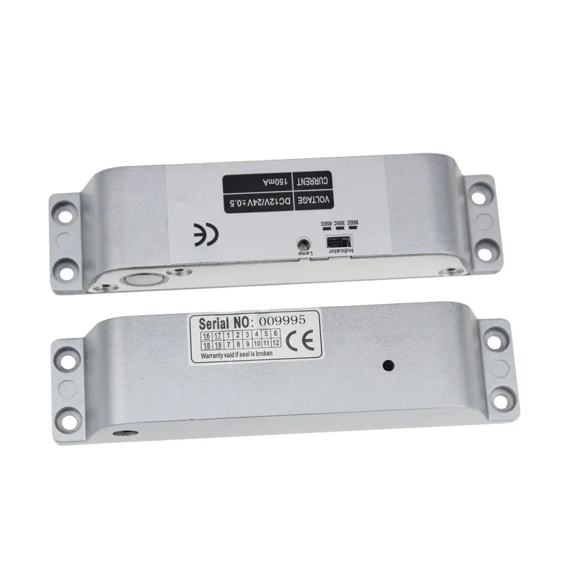 Замок с электрическим болтом 12 в пост. Тока безопасный замок из алюминиевого