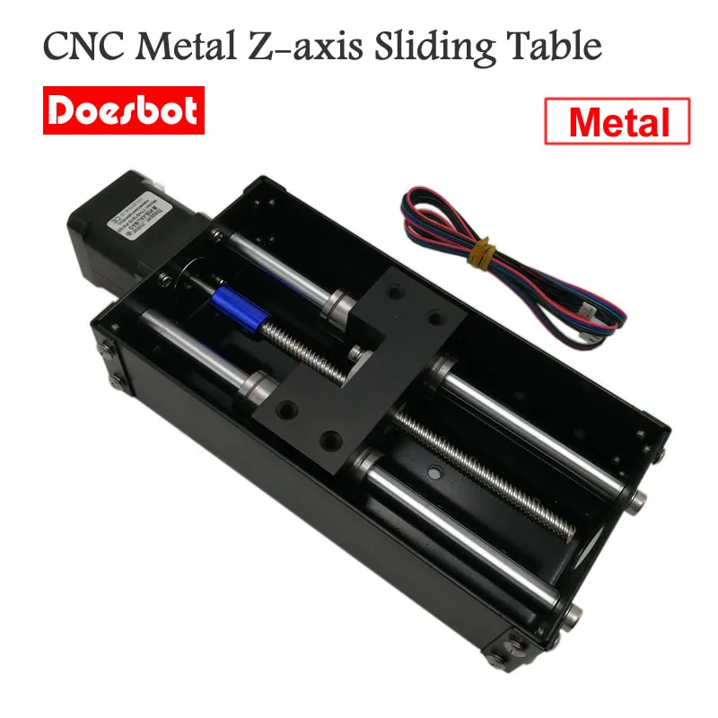 CNC металлический Z axis скользящий стол 8 мм ход 120 мм|Запчасти для