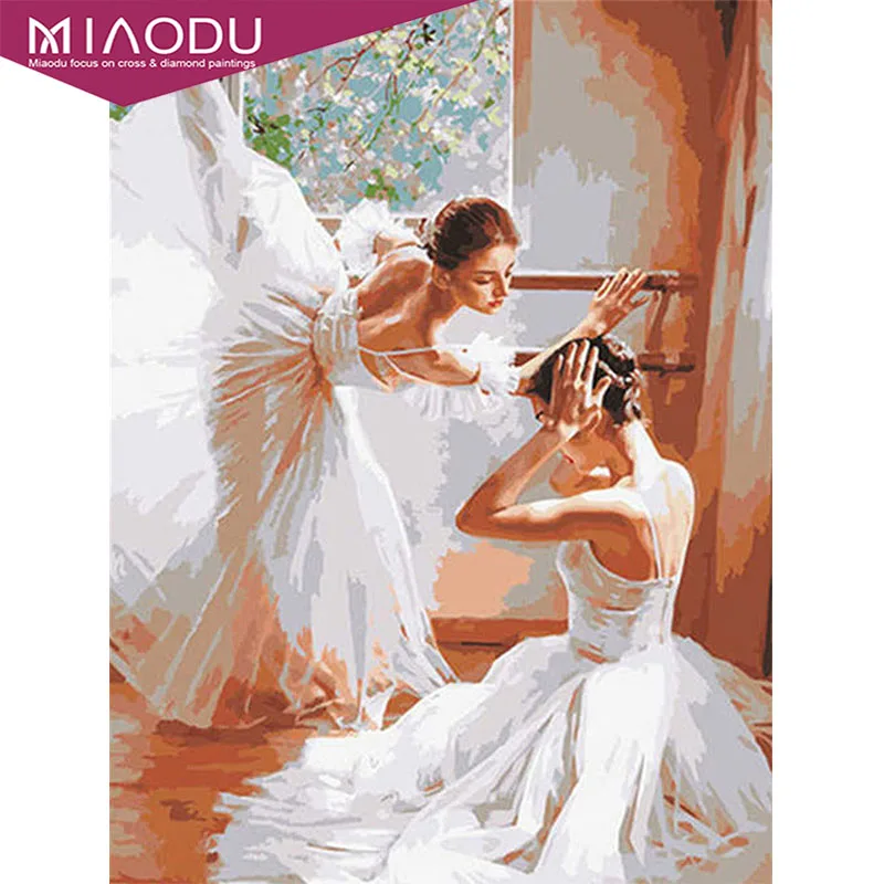 

DIY 5D Diamond Painting Double Ballet Dancer Woman Embroidery Cross Stitch Full Diamond Mosaic Wall Decor Gift