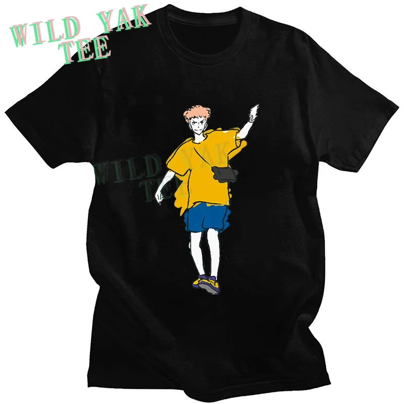 

Jujutsu Kaisen Anime shirt summer black cotton men's short-sleeved round neck printed T-shirt clothes