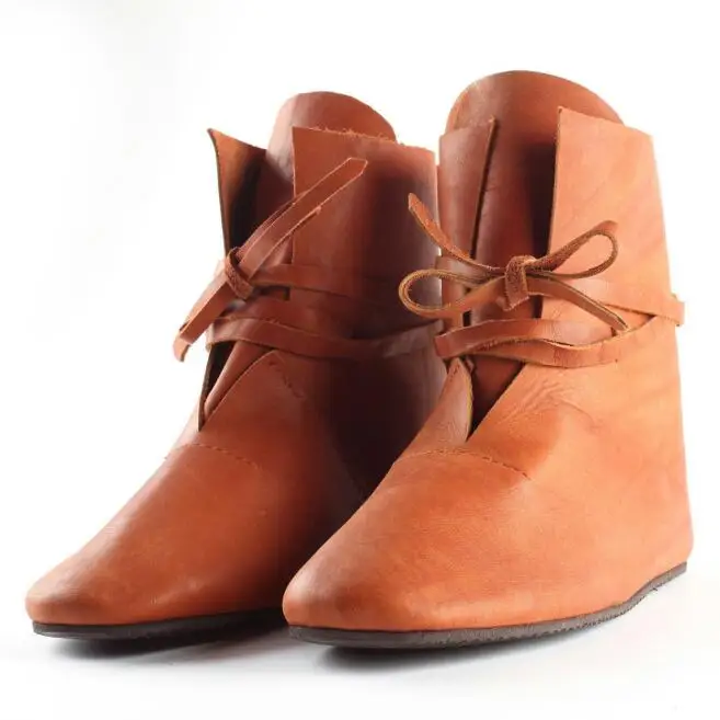 2019 ботинки для косплея средневековые викингов и Тюдоров Вспомогательная обувь