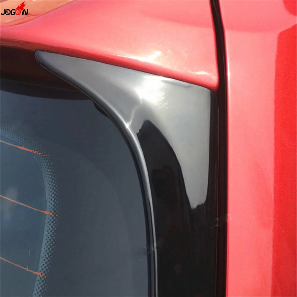 Блеск черный боковое заднее крыло спойлера крышка для губ отделка наклейка Volkswagen