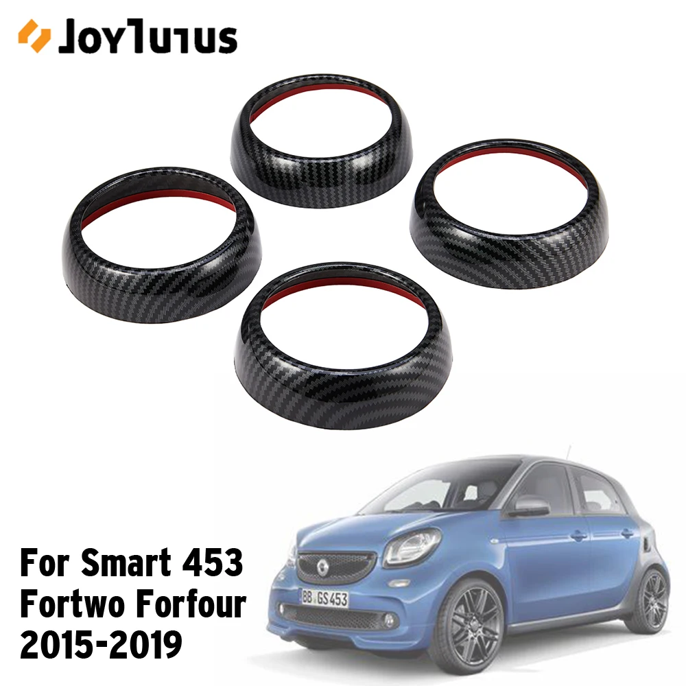 4 шт. рамка для кондиционера Smart 453 Fortwo Forfour панель украшения автомобиля Стайлинг