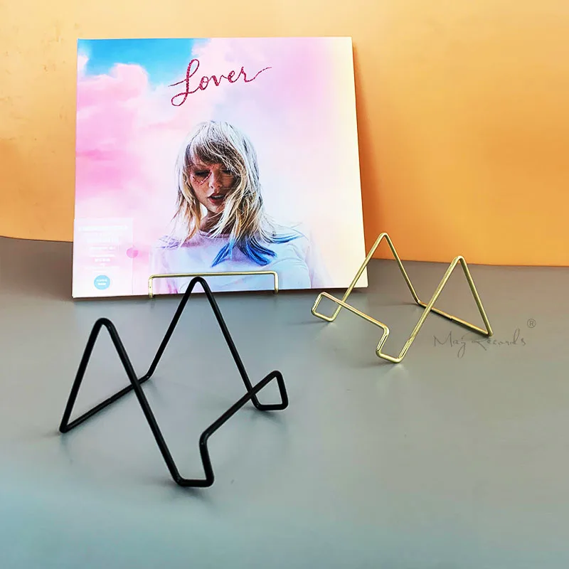 Модный черный/золотой держатель металлическая настольная подставка для дисплея