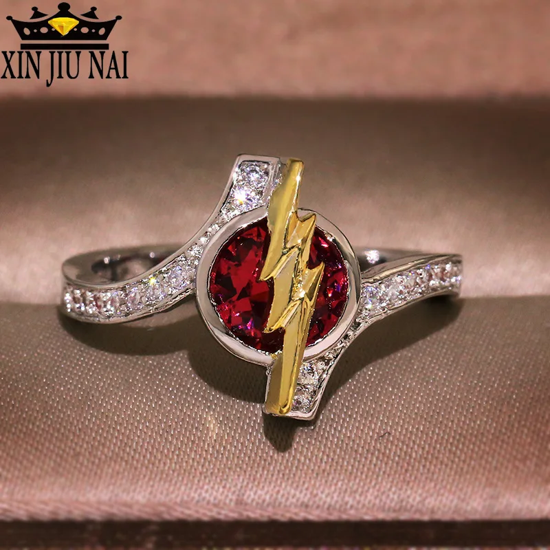 Женское кольцо из серебра 925 пробы с кристаллами|Кольца| |