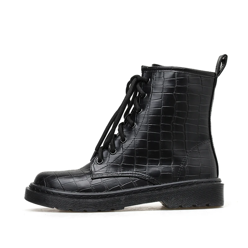 Женские осенние ботинки comboy Обувь на шнуровке Ковбойские в готическом стиле В