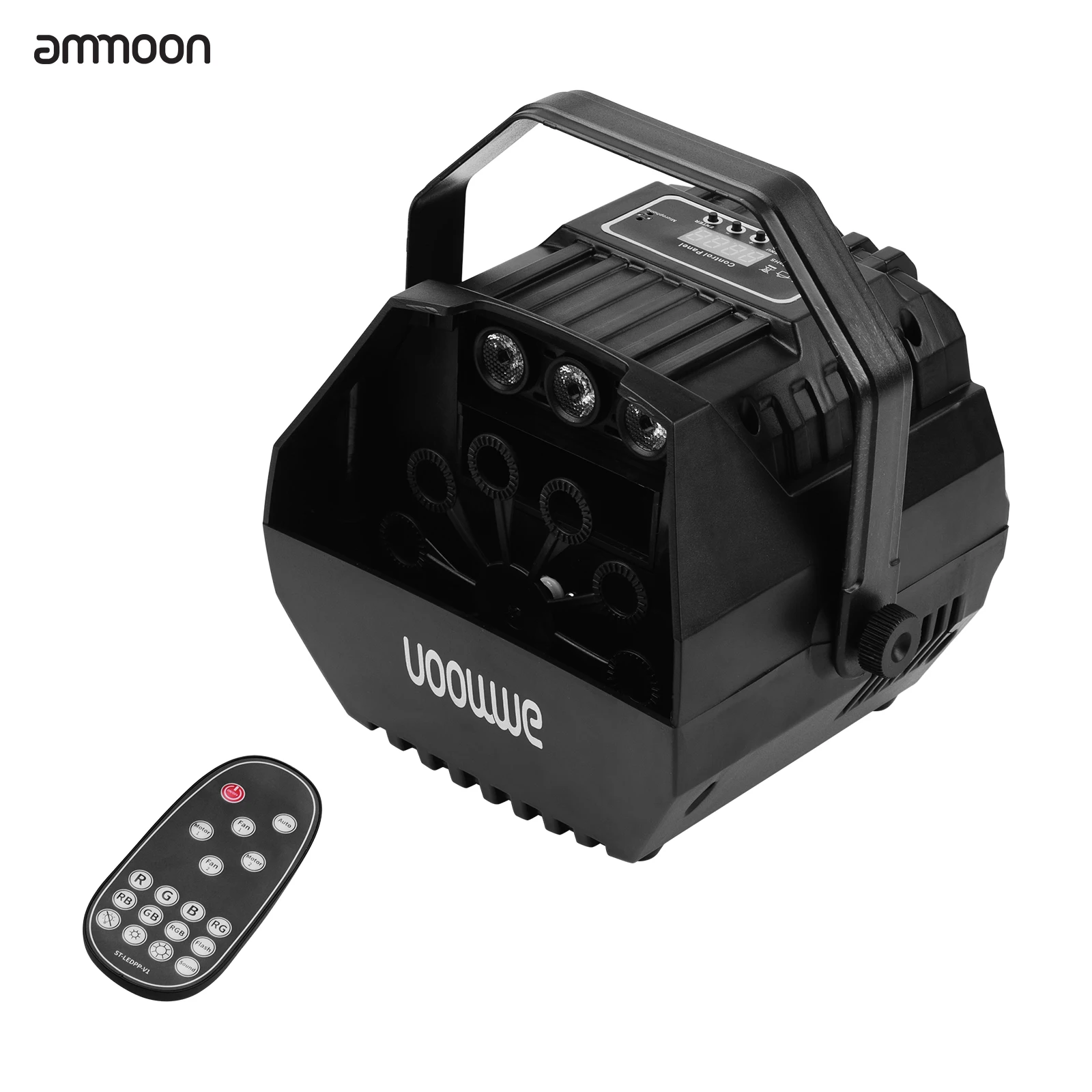 Ammoon светодиодный мыльных пузырей проектор звуковая активация с U-shape форме