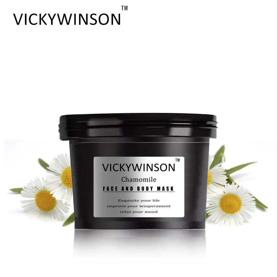 

VICKYWINSON Chamomile scrub cream 50g Natural Facial Exfoliator Exfoliating Whitening Brightening Peeling Cream Gel Face Scrub