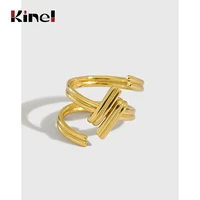 kinel real sterling silver 925 ring ladies jewelry punk hiphoprock vintage silver ring 14k gold jewelry 2020 new