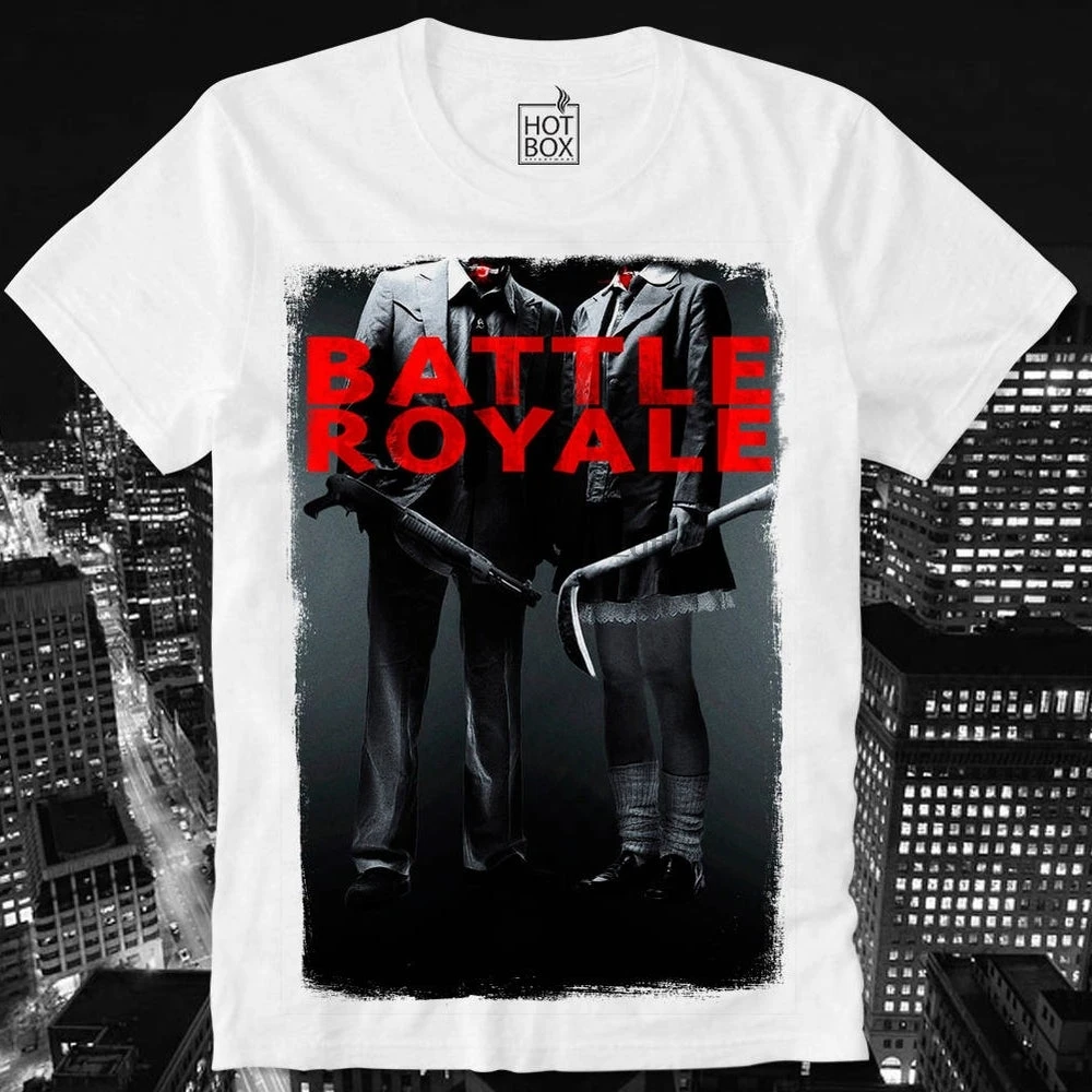 Футболка HOTBOX Ballte Royale Япония страшный брызговик из японского фильма ужасов B
