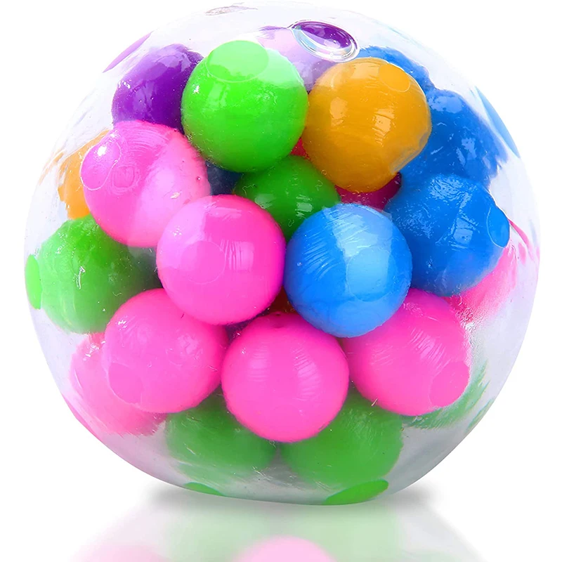 30pcs Fidget Toys Set for Kids Adults 18 Vent Stress Relief Soft Rainbow Stress Ball Mochi Animal Pop Tubes Bubble Squishy Toys enlarge