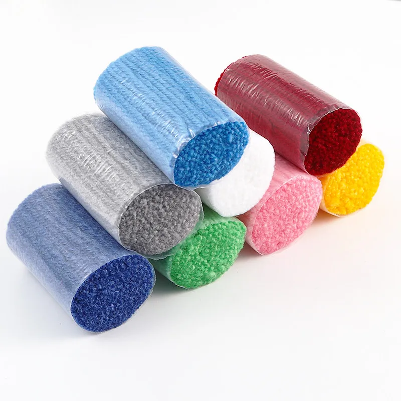 

6cm Embroidery Yarn Cross-Stitch Latch Hook Rug Kits Stair Carpet DIY Mats Stitch Threads Carpet Embroidery Yarn For Knitting