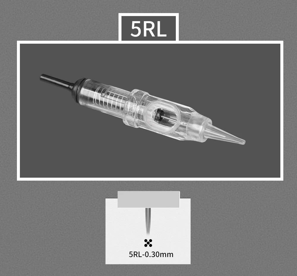 Disposable Microblading Eyebrow Tattoo Needles 1R 3R 5R 5F 7F Sterilized Permanent Makeup Cartridge Needles