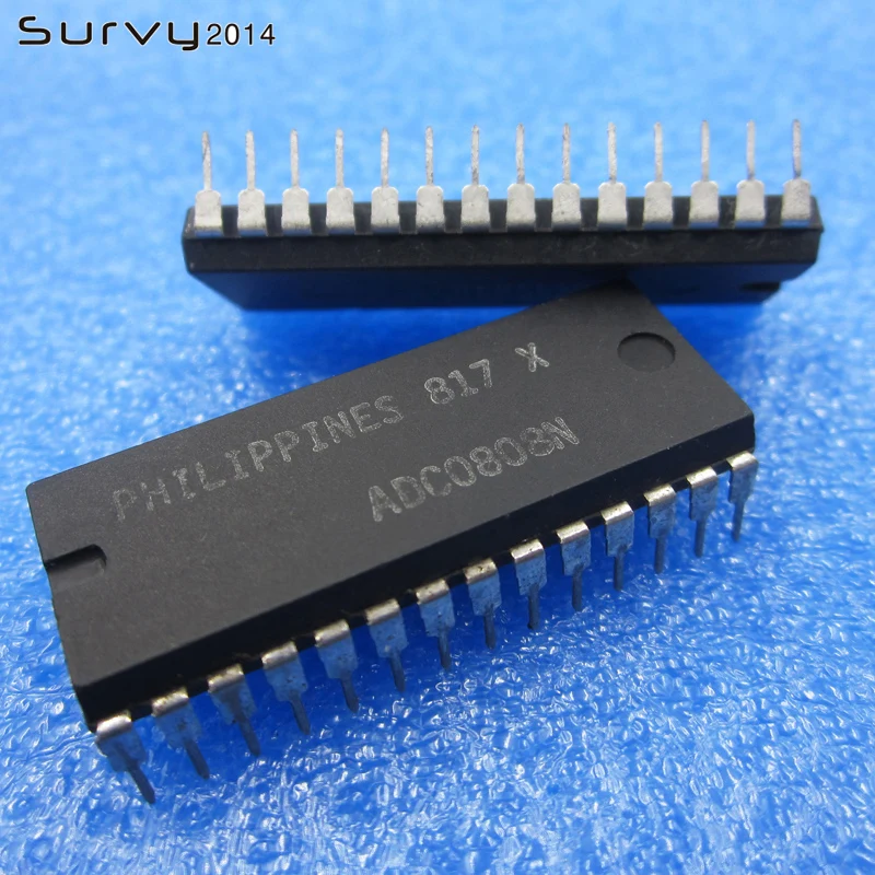 1PCS/5PCS ADC0808N ADC0808N3 28PINS Analog to Digital Converters IC NEW diy electronics | Электронные компоненты и