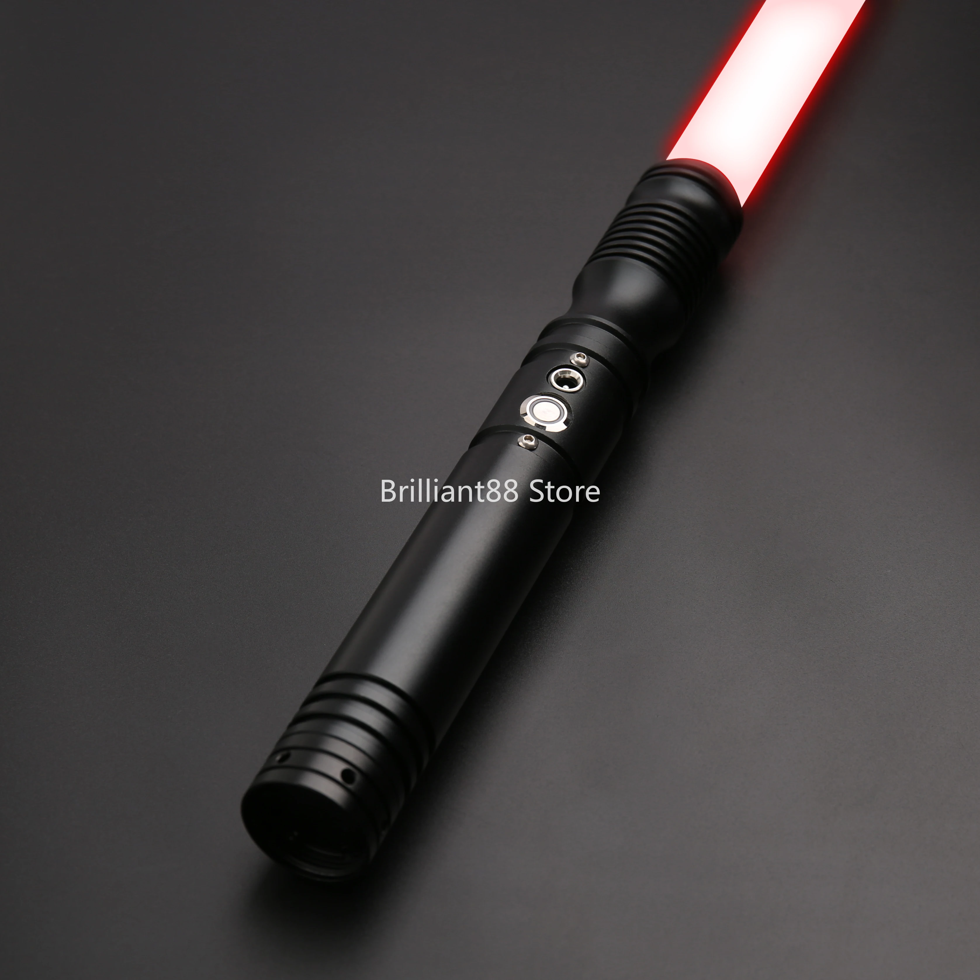 

NEW hot TS013 Dueling Foc Metal Handle RGB Lightsaber Force FX 12 Colors 6 Sound Fonts Blaster Lock-Up Light Sword