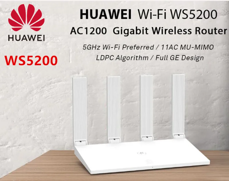 Оригинальный беспроводной маршрутизатор Huawei WS5200 11ac 2 4G/5G двухгигабитный Wi