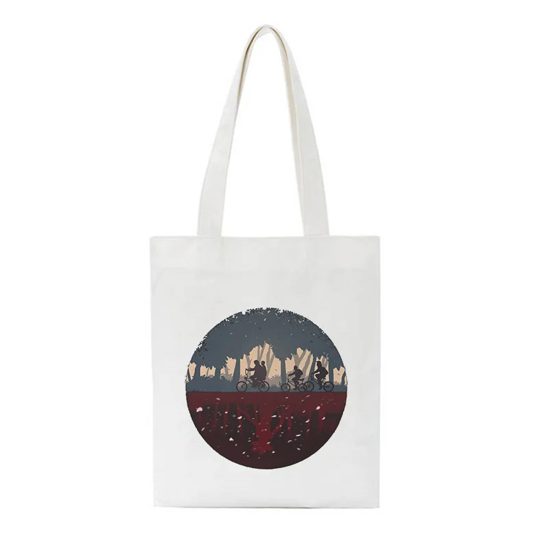 

Холщовые сумки на плечо с мультяшным принтом для езды на велосипеде