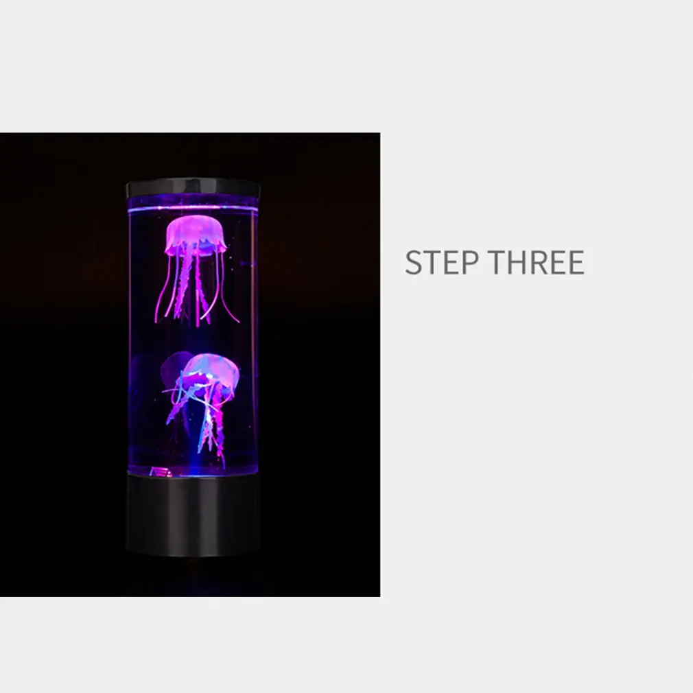 

Medium jellyfish lamp LED color changing home decoration night light Jellyfish Aquarium Style Led Lamp