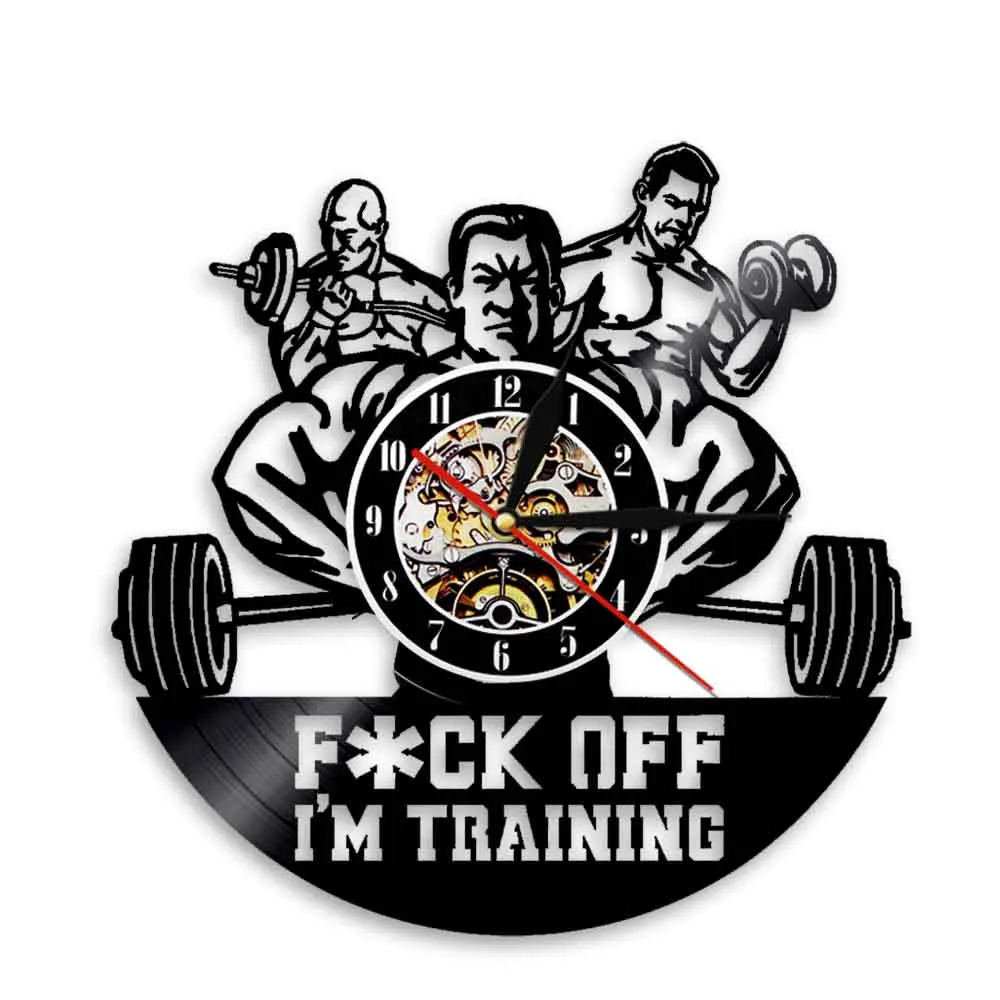 F * # K OFF I дрессировка мотивационный тренажерный зал Цитата Виниловая запись