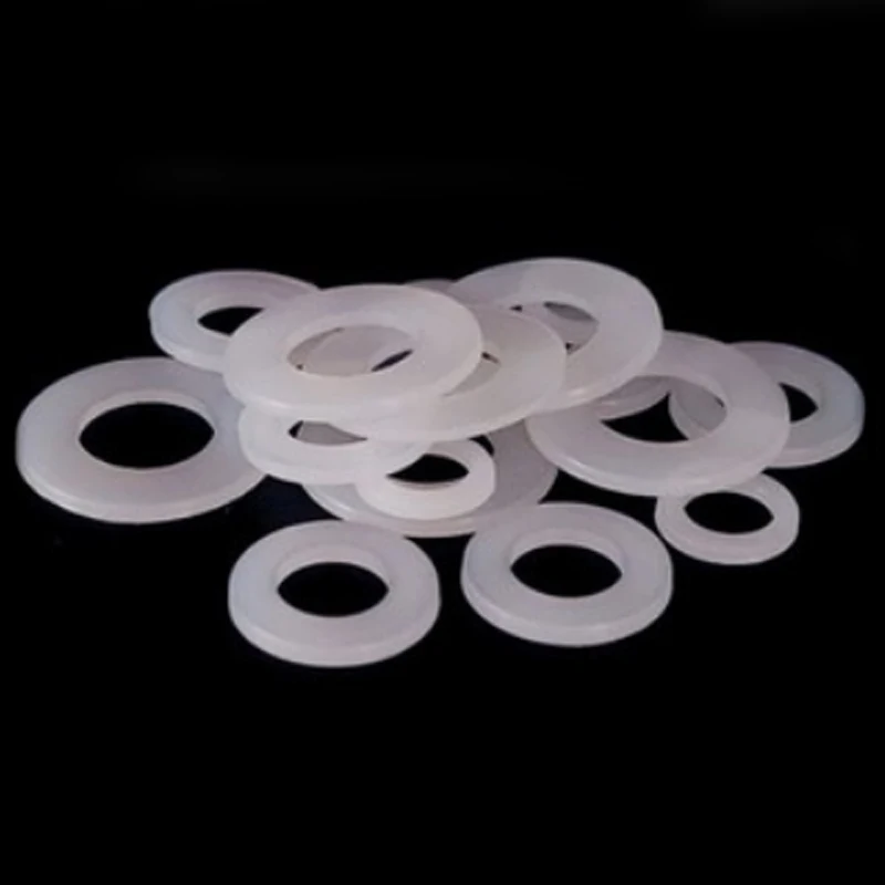 108 шт. Белый Нейлоновый полиэфирный пластиковый плоский шайба M1.6 M1.65 высокая