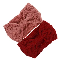 twist knitted headband womens acrylic wool headband ear protection headband warm hair accessories autumn and winter hair band