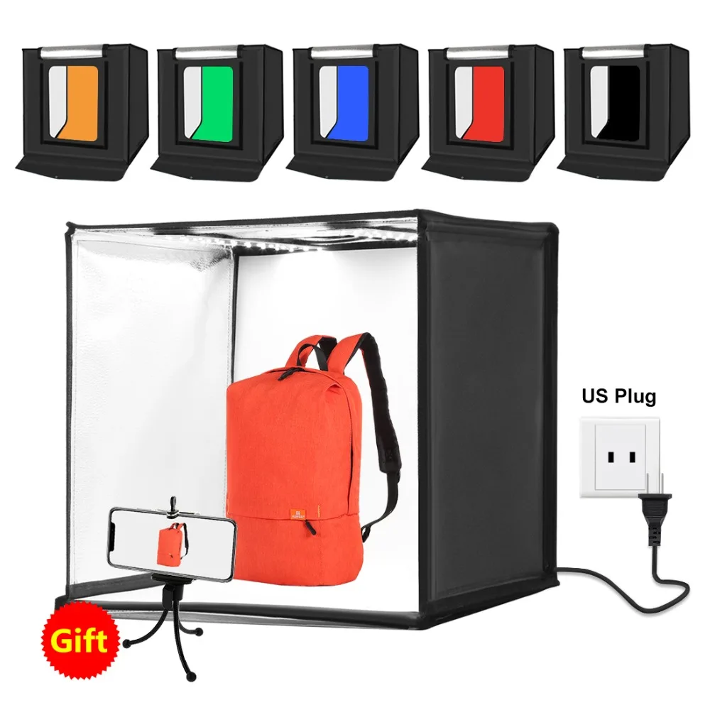 60*60 см 24 дюйма портативный софтбокс для фотостудии Фотография 60 Вт белый свет