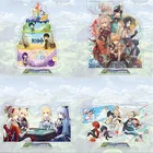 Аниме Genshin Impact экшн-фигурка Kawaii Kazuha Yae Miko акриловая модель на подставке игрушка знаки украшение Аниме подарок для влюбленных на день рождения