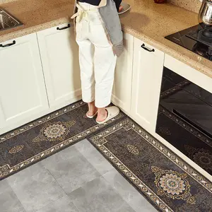 kitchen floor mats long oil proof foot mats non slip absorbent door mats dirt resistant bedroom door mats household carpets free global shipping